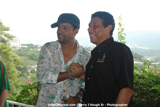 LL Cool J - Shaggy - Press Conference @ Richmond Hill Inn, Montego Bay - Red Stripe Reggae Sumfest at Catherine Hall, Montego Bay, St James, Jamaica W.I. - Negril Travel Guide.com, Negril Jamaica WI - http://www.negriltravelguide.com - info@negriltravelguide.com...!